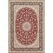 "Pasargad Home Azerbaijan Collection Hand-Knotted Silk & Wool Area Rug- 5' 2"" X 7' 8"", Red - Pasargad Home 042112"