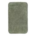 Tapis de bain doux vert kaki coton 70x120