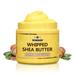 AKWAABA Whipped Shea Butter(Baby Powder) 12oz- Moisturize Hydrate I Spread and Absorbs Easy I All Skin Types I Skin Hair Nail I Raw Shea - Rich Vitamins A and E