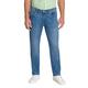 Pioneer Herren Hose 5 Pocket Stretch Denim Jeans, Ocean Blue Used Mustache, 32W / 30L