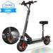 iENYRID Folding Commuting Electric Scooter with Seat Adult Electric Scooter Adults Skateboard for Men Women