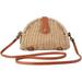 Straw Shoulder Bag Summer Beach Bag Women S Straw Crossbody Bag Hand-Woven Raffia Bag Basket Bag Summer Beach Purse Women Weaving Handbag For Work Travel Outdoor (Light Brown)