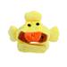 Etereauty Little Yellow Pet Hat Shape Puppy Outfit Party Cosplay Accessory for Cat Dog (Size S Inner Color for Random)