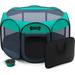 Ruff n Ruffus Premium Portable Foldable Dog Playpen + Free Carry Case & Bowl | Indoor/Outdoor Cat Playpen