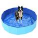 31.5x8 Foldable Baby Dog Pet Bath Swimming Pool Hard Plastic Kiddie Collapsible Dog Pet Pool Bathing Tub Portable Pet Bath Tub Pool for Indoor & Outdoor Kids Pets Dogs Cats