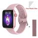 Wireless 2022 Iwo Original HW22 pro Smart Watch Men Women s Watches Wireless Charging Fitness Bracelet pk HW16 IWO 13 hw22 plus (P add Pink steel)