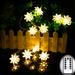 Flower Fairy String Lights 19.6FT 40 LED Twinkle String Lights 8 Lighting Mode with Remote Control for Bedroom Party Wedding Indoor and Outdoor Decor