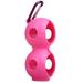 GLFSIL 1Pcs Golf Ball Holder Silicone 2 Balls Protective Carrier with Buckle 6 Colors