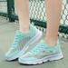 CAICJ98 Women Shoes Women s Running Shoes Non Slip Athletic Tennis Walking Blade Type Sneakers Green