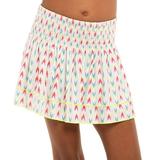 Lucky In Love Girls` Arrowhead Smocked Tennis Skort White ( X-Small M )