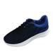 Pimfylm Women S Fashion Sneakers Womens White Canvas Sneakers Low Top Slip on Shoes Lightweight Casual Tennis Shoes Blue 8