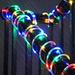 DONGPAI LED Rope Lights Battery Operated Waterproof Tube Lights 16.4Ft 50 LEDs 8 Modes Outdoor Fairy String Lights for Camping Party Garden Holiday Xmas Decoration