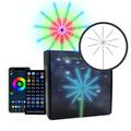 Finelylove 40 Keys 9 1 Symp-hon Fire-works Lights Fire-works LED Strips Dream Color RGB Change Music Sound Sync Bluetooth Fire-works Lights With Remote Control LED Strip