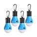 Campings Light [4 Pack] Doukey Portable Camping Lantern Bulb LED Tent Lanterns Emergency Light Camping Essentials Tent Accessories LED Lantern for Backpacking Camping Hiking Hurricane Outageï¼ŒG172394