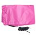 HOMEMAXS 3 Meter Triangle Tarps Outdoor Canopy Tent Practical Multifunctional Beach Mat Wild Camping Supplies with Rope and Storage Bag (Pink)