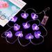 Mchoice LED Red String Lights Red Heart LED Twinkle Fairy Lights 5.4ft 10 LEDs for Valentine s Day Mother s Day