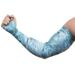 Aqua Design Arm Sun Sleeves for Men UV Protection Forearm Compression Covers: Aqua Sky size L/M