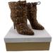 Jessica Simpson Shoes | Jessica Simpson Brown Padina Animal Print Heeled Ankle Booties | Color: Black/Brown | Size: 7