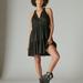 Lucky Brand Schiffley Trim Mini Dress - Women's Clothing Dresses Mini Dress in Meteorite, Size L