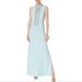 Lilly Pulitzer Dresses | Lilly Pulitzer Ice Blue Jane Maxi Dress Size 6 | Color: Blue/Gold | Size: 6