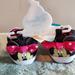 Disney Shoes | Disney Baby Minnie Mouse Shoes. | Color: Black/Pink | Size: 6 - 9 Months