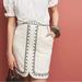 Anthropologie Skirts | Anthropologie Dolan White Textured Mini Skirt With Black Details. | Color: Black/White | Size: Xs