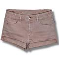 American Eagle Outfitters Shorts | Aeo American Eagle Outfitters Super Stretch Jean Shorts Size 4 Pink Washed | Color: Cream/Pink | Size: 4