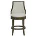 Fairfield Chair Robroy 30" Bar Stool Wood/Upholstered in Brown | 46.5 H x 24.5 W x 24.5 D in | Wayfair 2000-07_9953 17_Tobacco