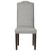 Fairfield Chair Lasso Side Chair Wood/Upholstered in Brown | 41.25 H x 18.5 W x 24 D in | Wayfair 8857-05_8789 07_AlmondBuff