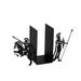 East Urban Home Metal Bookend Metal in Black | 8.7 H x 5.5 W x 15.7 D in | Wayfair 8988BD683D0042F6AE598362507D3C7F