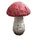 August Grove® Areionna Mushroom Statue Red Cap Resin/Plastic in Gray/Pink | 14.8 H x 10 W x 10.2 D in | Wayfair 4BB879019027412EB139A6B2659E56B9