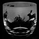 Milford Collection Animo Glass Pillar Candle Holder - Hare