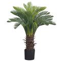 xixi-home Artificial Plants Artificial Areca Palm Tree Banana Leaf Fake Plants in Pot,for Desk House Home Office Plant for Indoor Decoration Housewarming Gift (1Pack 90cm)