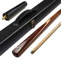 AONETIGER 3 Piece Pool Cue 145 cm 10 mm Tip Professional Snooker Cue with Extensions and 3/4 Tube/Hard Case Choose, Brown Option 4 (Tail & Mini Butt & Case)