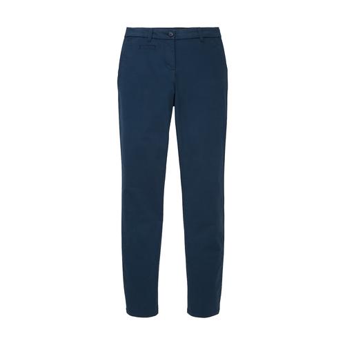 TOM TAILOR Damen Chino Hose, blau, Uni, Gr. 42/32