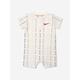 Nike Baby Boys Fastball Jersey Romper In Ivory Size 3 Mths