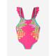 Billieblush Girls Big Love Swimming Costume In Pink Size 2 Yrs