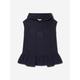 Moncler Enfant Girls Sleeveless Hooded Dress In Navy Size 6 Yrs