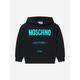Moschino Kids Boys Couture Logo Hoodie Size 6 Yrs