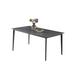 Chintaly Imports Dining Table Metal in Black/Gray | 29.92 H x 70.87 W x 35.43 D in | Wayfair KATE-DT