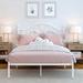 Lark Manor™ Alecia Metal Platform Bed in White | 46.9 H x 77.95 D in | Wayfair 1033E164D5224AE6AFB29B5FB890DC53