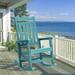 Winston Porter Juulia Polystyrene Rocking Gliding Adirondack Chair in Blue | 43.7 H x 27.8 W x 35.1 D in | Wayfair 4DB25E63C9AF41E3898FBDF0E2FE1200