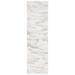 Gray/White 96 x 27 x 0.51 in Indoor Area Rug - Joss & Main Audrina Abstract Hand Tufted Area Rug in Gray/Ivory Viscose/Wool | Wayfair