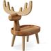 Millwood Pines Alassandra Deer Wood Key Tray Figurine Wood in Brown/Gray | 9.33 H x 8.94 W x 7.01 D in | Wayfair 31588F2BF1FD4499BD593248897E122C