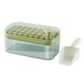 2023 Home Improvement and KItchen Refresh! WJSXC Clearance Ice Cube-Trays Ice Cube-Tray With Lid And Bin Ice s For Freezer Easy Release & Save Space For Whiskey Cocktail | Food Grade PP D