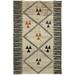 Casavani Handwoven Beige Hallway Stair Runner Area Rug Handblock Printed Cotton Rug 6x12 feet