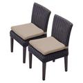 TK Classics Venice Outdoor Dining Side Chair - Set of 2 with 4 Cushion Covers