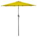 Northlight 9 Outdoor Patio Market Umbrella with Hand Crank and Tilt - Yellow