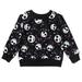 Disney Nightmare Before Christmas Jack Skellington Toddler Girls French Terry Pullover Sweatshirt