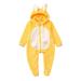 Baby Boy Plain Romper Baby Boys Snowsuit Just One You by Toddler Baby Boys Girls Winter Cute Ear Jumpsuit Romper Warm Outwear Baby Boy Snap up Pajamas